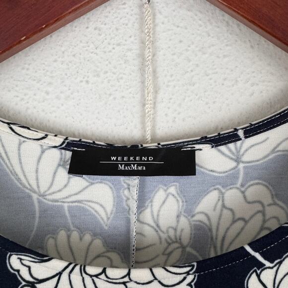 Max Mara Jersey Dress with Silk Sleeves - Picture 5 of 10